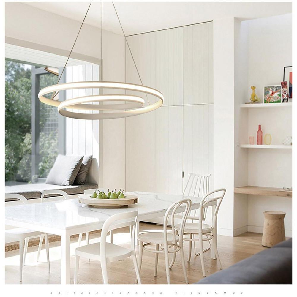 Circular Aluminum Chandelier Light Kitchen Dining Room Lighting Ceiling Light