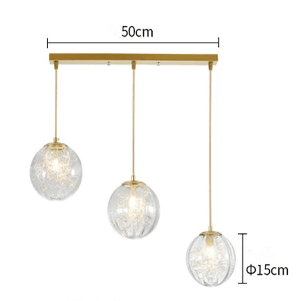 Nordic Artistic Glass Pendant Lighting Globe Pendant Lighting