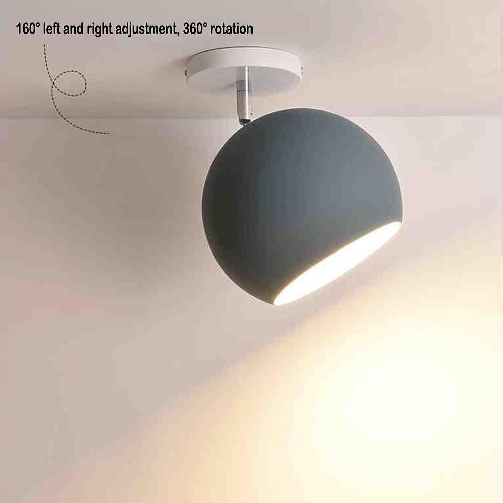 3 Overlapping Ovals LED Ceiling Light Flush Mount Metal Light