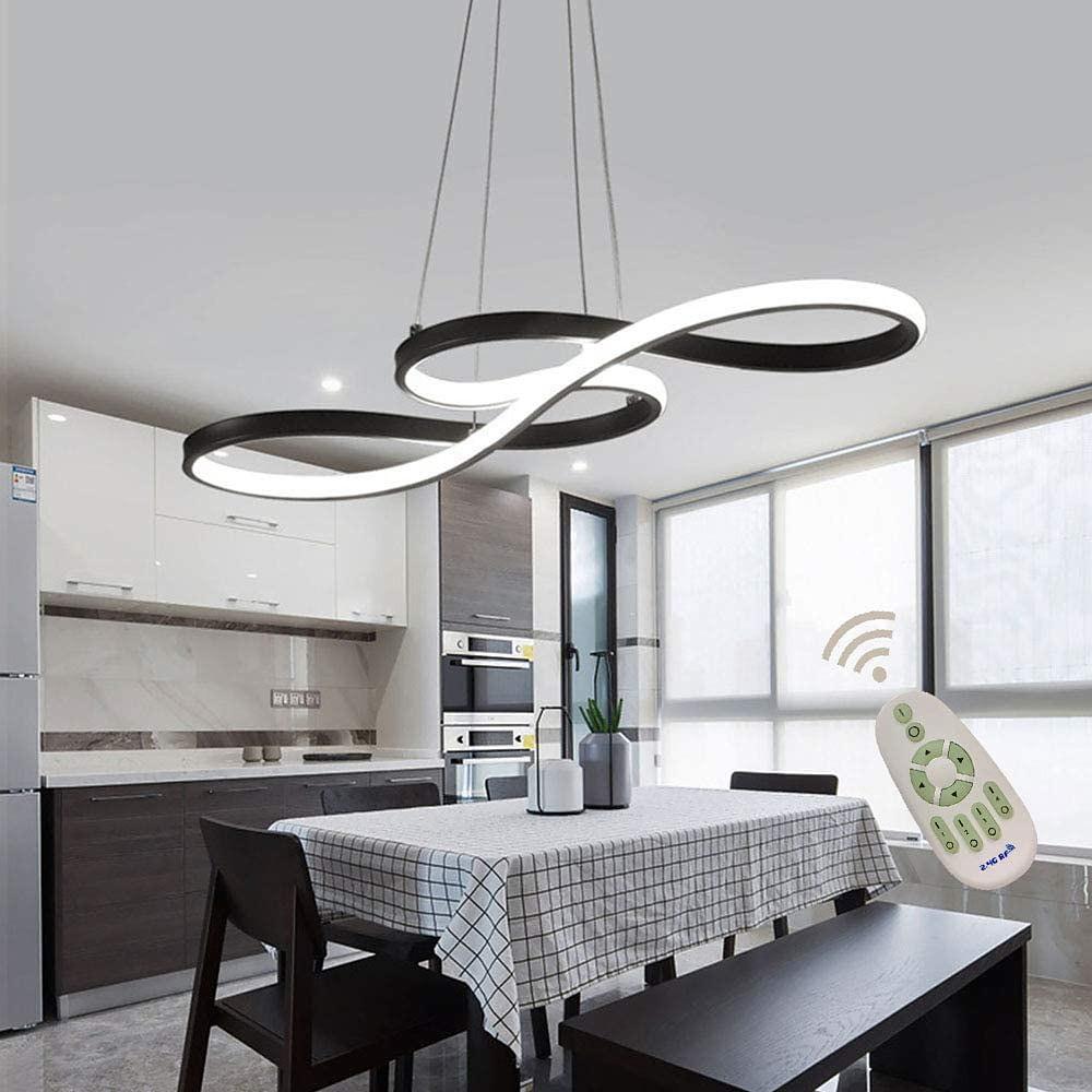 Sputnik Wave Design Semi Flush Chandeliers Metal Silica Gel Ceiling Lights