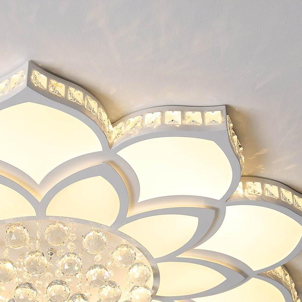 Flower Shaped Dimmable LED Modern Flush Mount Lighting Ceiling Lights