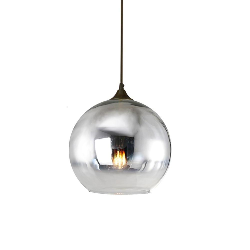 Globe Design Industrial Pendant Lighting Modern Glass LED Kitchen Lighting Dining Room Lighting Ceiling Light