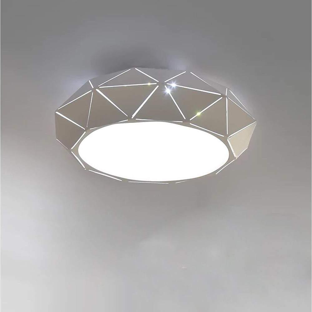 Geometric Drum Shaped LED Modern Flush Mount Lighting Ceiling Lights