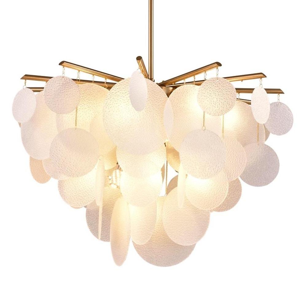 Candyfloss Modern LED Chandelier Light for Living Room with 6 Bulbs