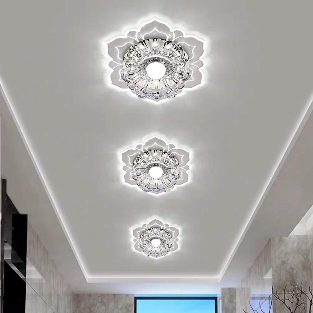 Floral Ornate LED Flush Mount Ceiling Light for Baby Kids