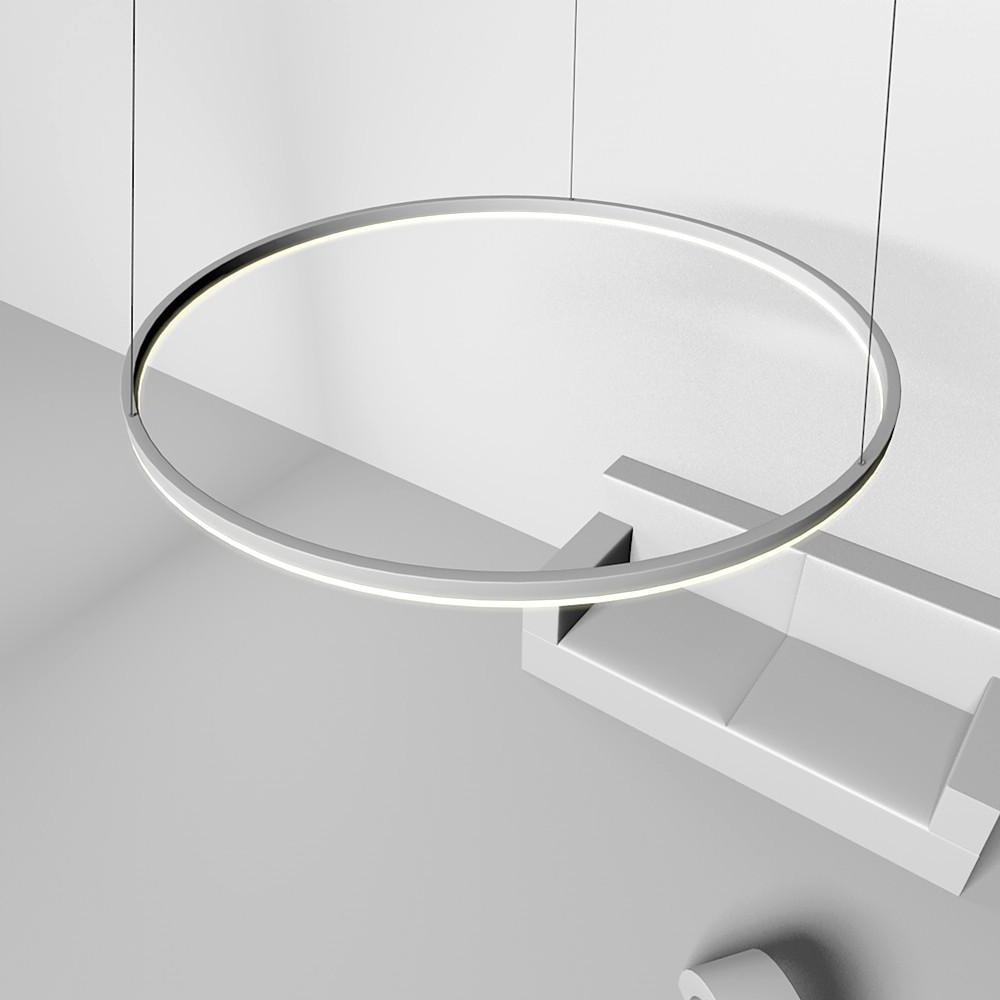 Geometric Slimline Circular Pendant Entry Light Dimmable Ceiling Light