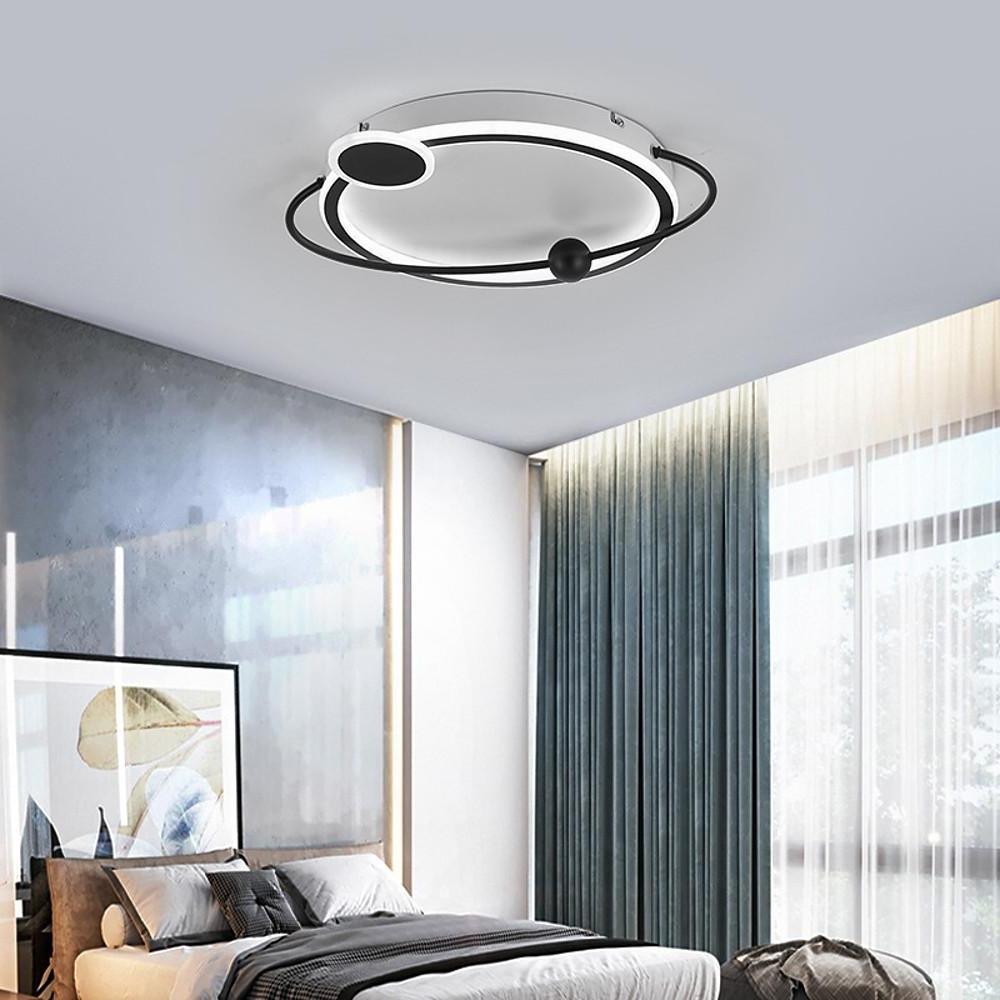 Oval Shaped Bedroom Flush Mount Lighting Unique LED Ceiling Lights