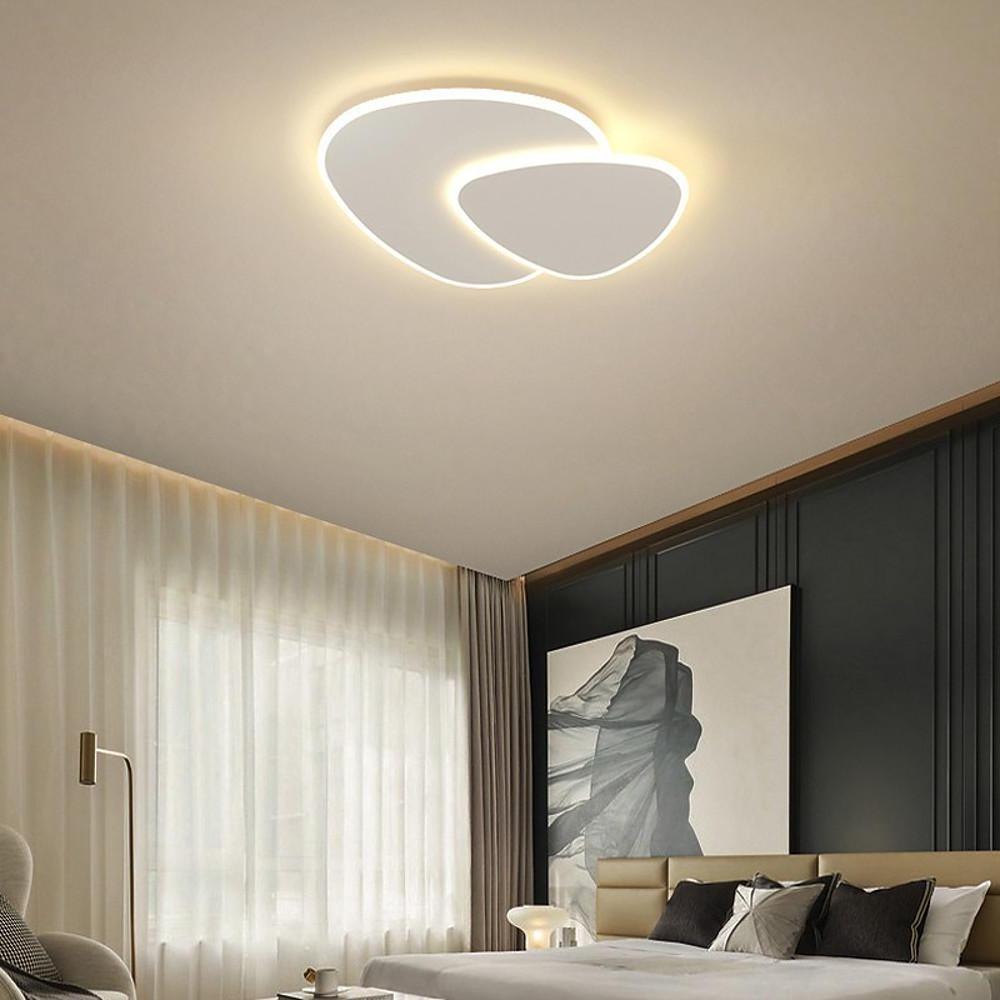 Geometric Shapes Dimmable LED White Modern Flush Mount Ceiling Lighting