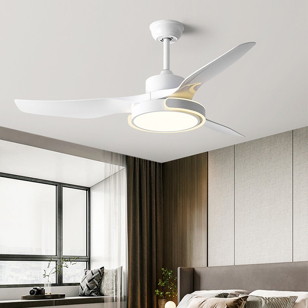 Remote Control Variable Frequency Dimming Integrated Ceiling Fan Light Supports Forward and Reverse