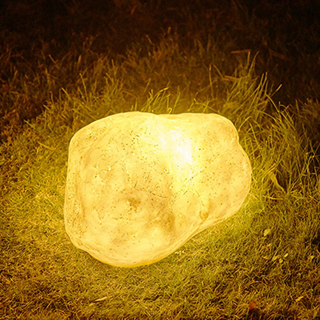 Resin Simulation Stone Rockery LED Landscape Decorative Lighting Lawn Lamp