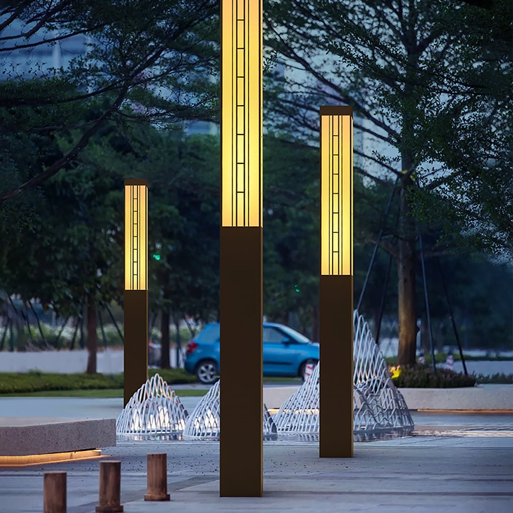 Retro Waterproof Outdoor Pole Lights Lamp Post Lights Public Lighting