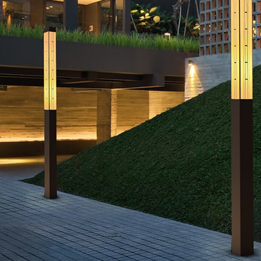 Retro Waterproof Outdoor Pole Lights Lamp Post Lights Public Lighting