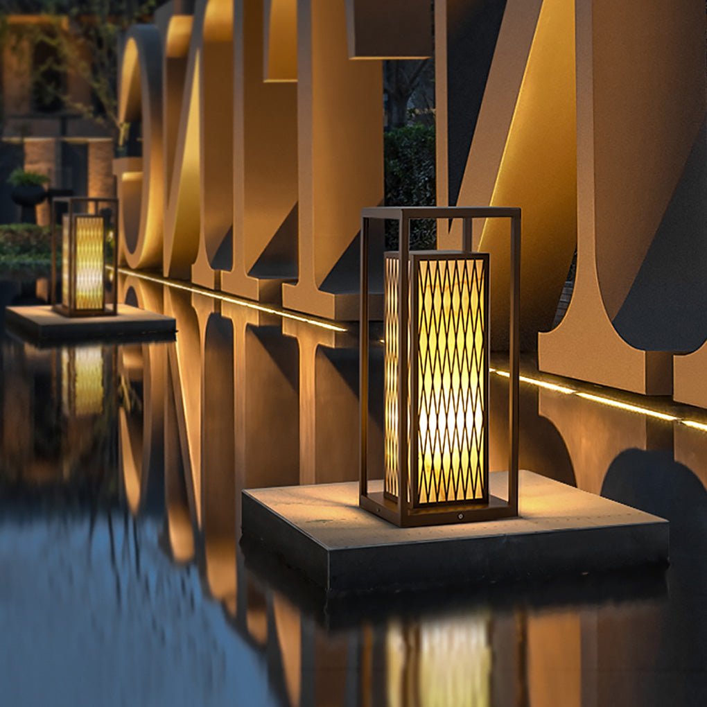 Retro Outdoor Waterproof Asian Style Courtyard Landscape Decorative Lighting