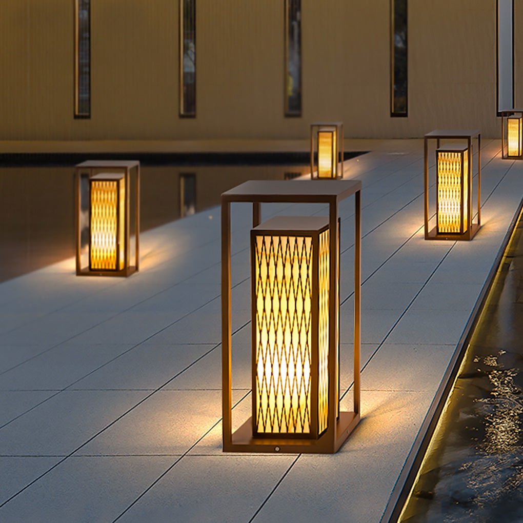 Retro Outdoor Waterproof Asian Style Courtyard Landscape Decorative Lighting