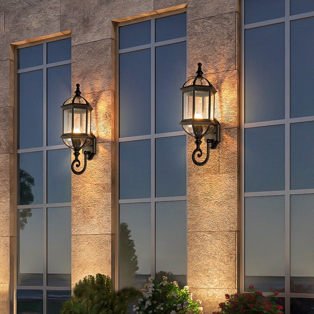 Vintage-Inspired Waterproof Outdoor Wall Lamp Versatile Pendant & Landscape Lighting for Gardens and Villas