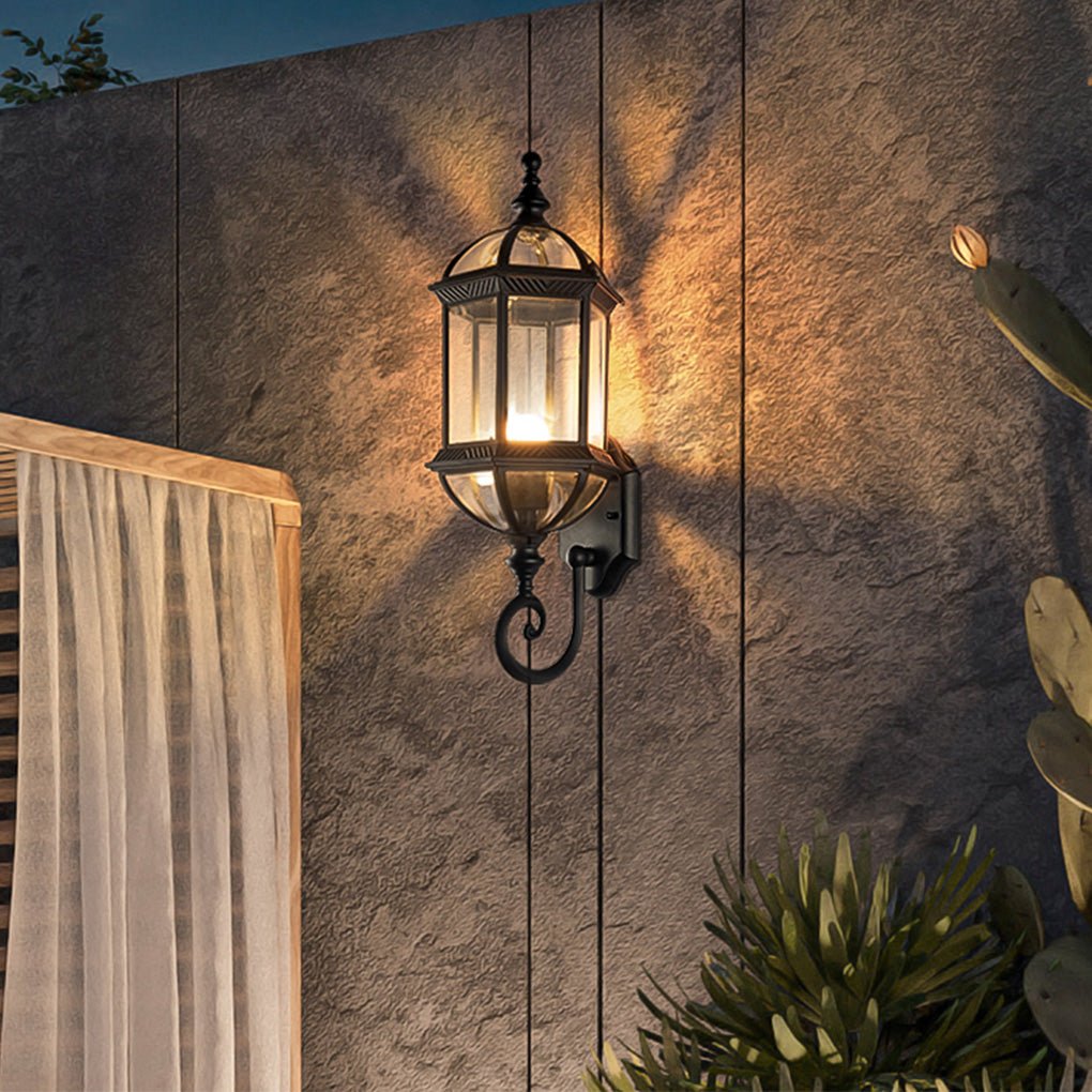 Vintage-Inspired Waterproof Outdoor Wall Lamp Versatile Pendant & Landscape Lighting for Gardens and Villas