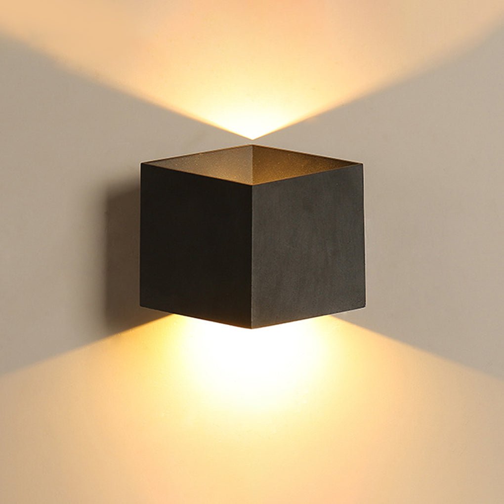 Square Waterproof up and down Lighting LED Modern Outdoor Wall Lights