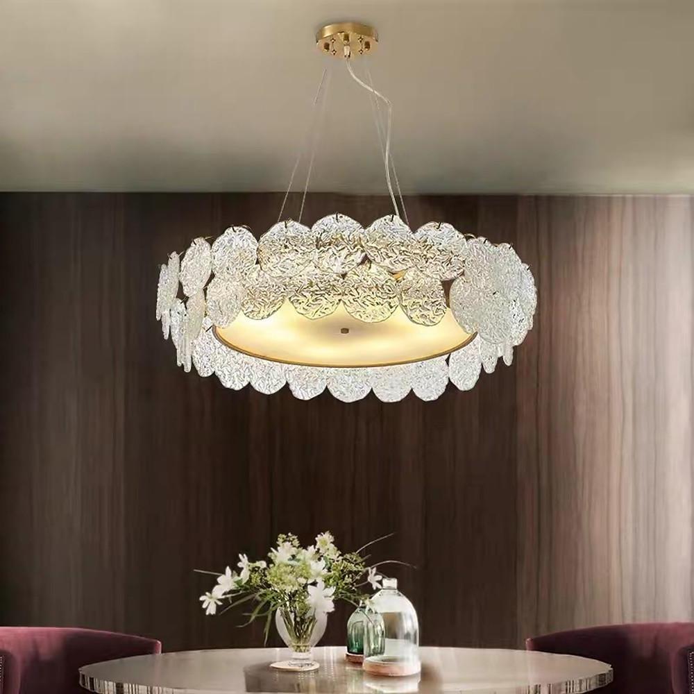 Shell Chandeliers Glass Acrylic LED Kitchen Dining Room Lighting Ceiling Light