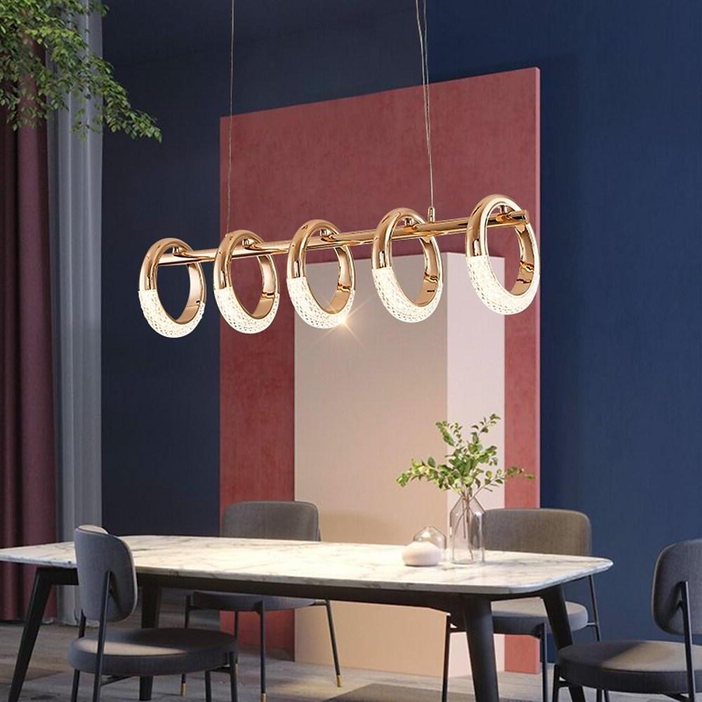 Uniform Ring Pendant Lighting LED Modern Kitchen Dining Room Lighting Ceiling Light