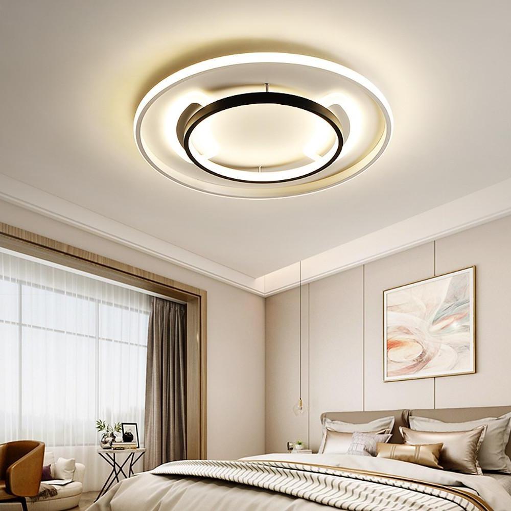 Circle Modern Bedroom Flush Mount Lighting LED Ceiling Lights