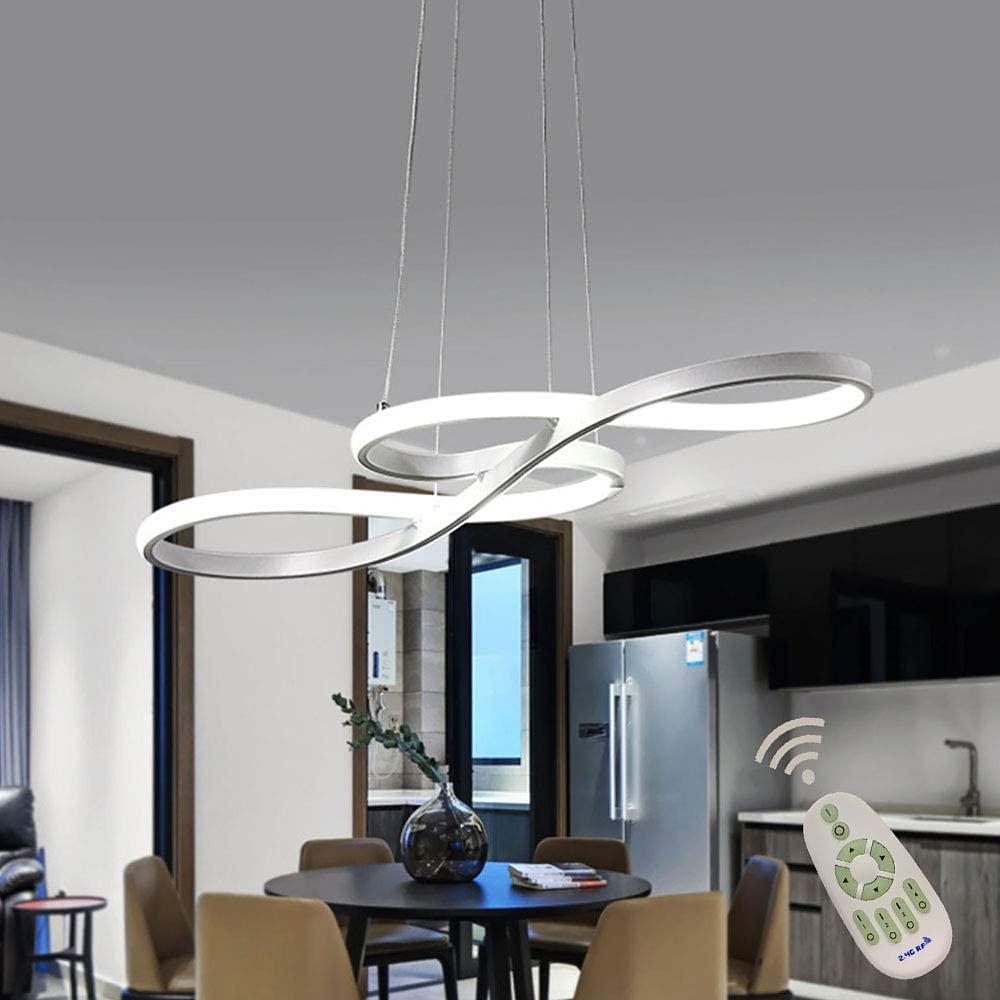 Sputnik Wave Design Semi Flush Chandeliers Metal Silica Gel Ceiling Lights