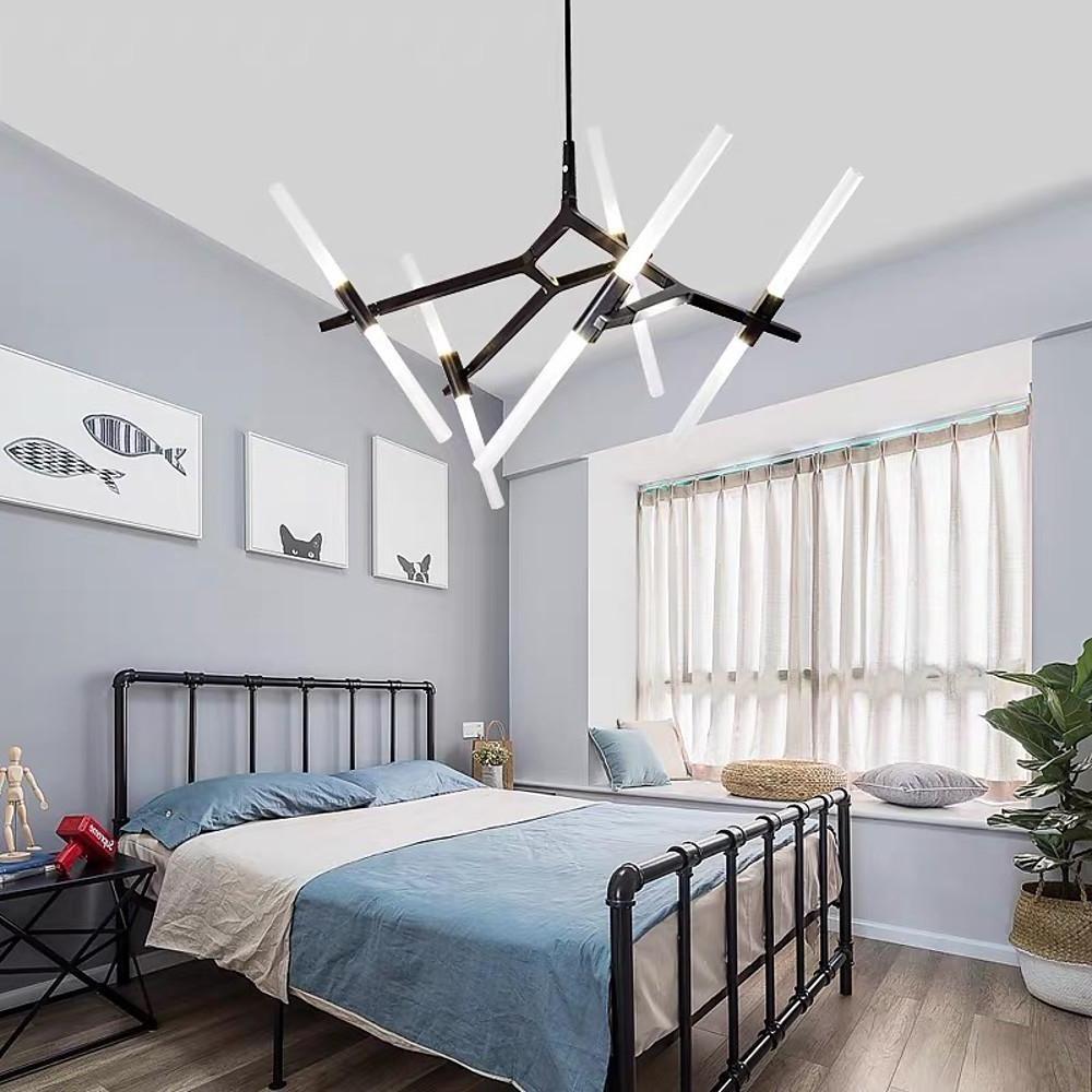 Industrial Sputnik Chandelier Modern Chandelier for Bedroom Living Room