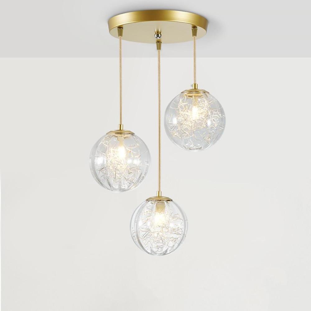 Nordic Artistic Glass Pendant Lighting Globe Pendant Lighting