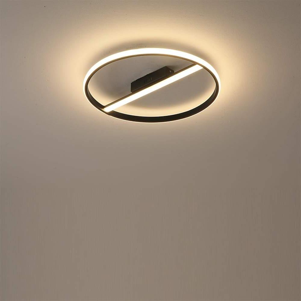 Creative Circle Flush Mount Light Metal Ceiling Light 1 Light