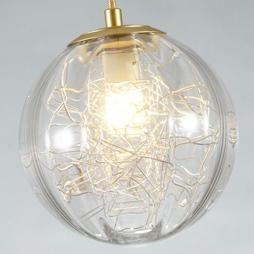 Nordic Artistic Glass Pendant Lighting Globe Pendant Lighting