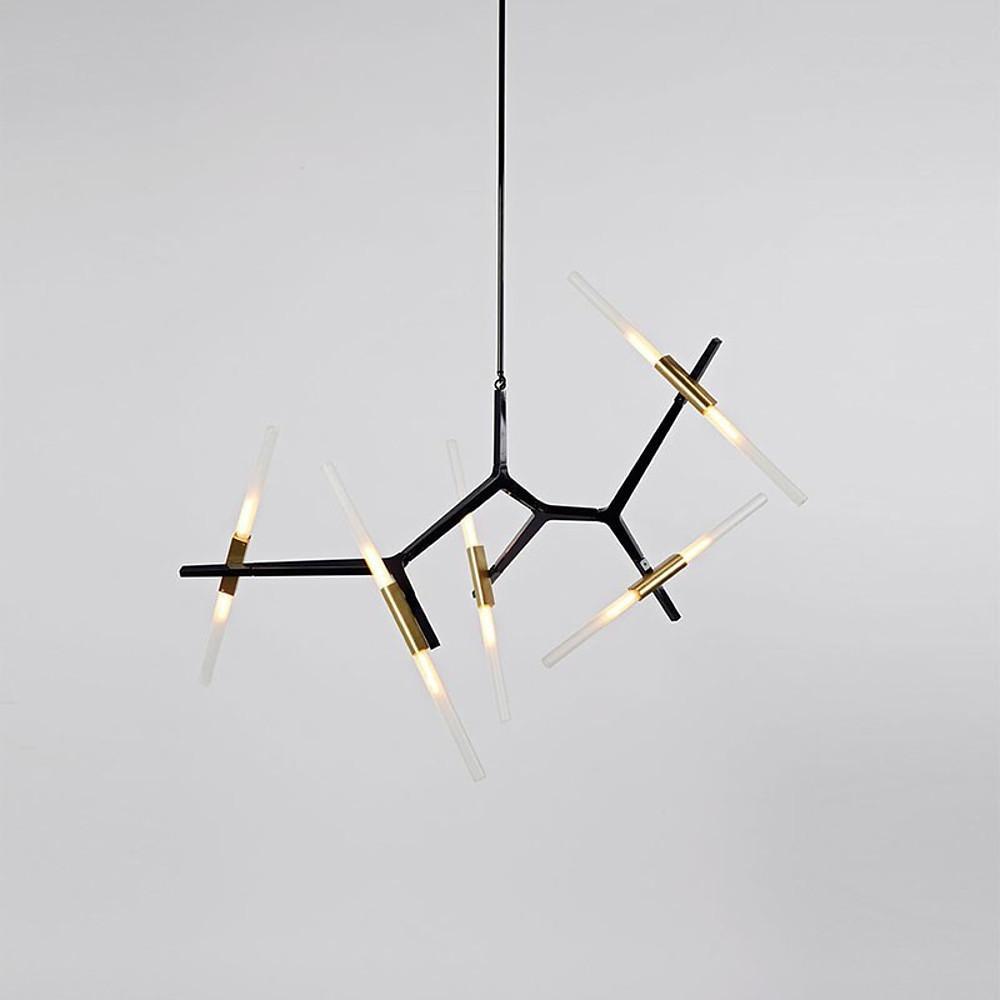 Industrial Sputnik Chandelier Modern Chandelier for Bedroom Living Room