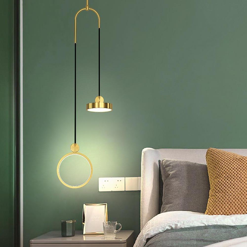 2 Circles LED Modern Pendant Light Island Lights Hanging Ceiling Lights