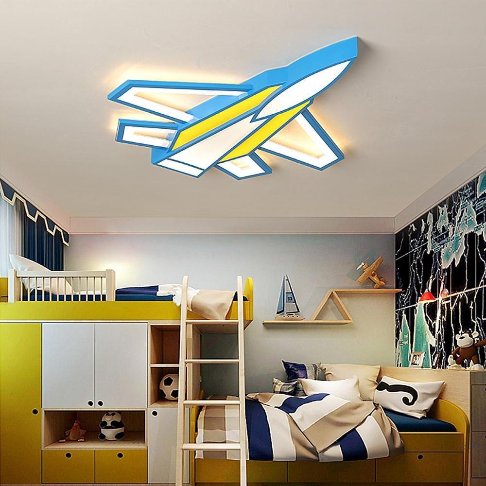 Cartoon Airplane LED Modern Ceiling Lights Flush Mount Lighting Ceiling Lamp