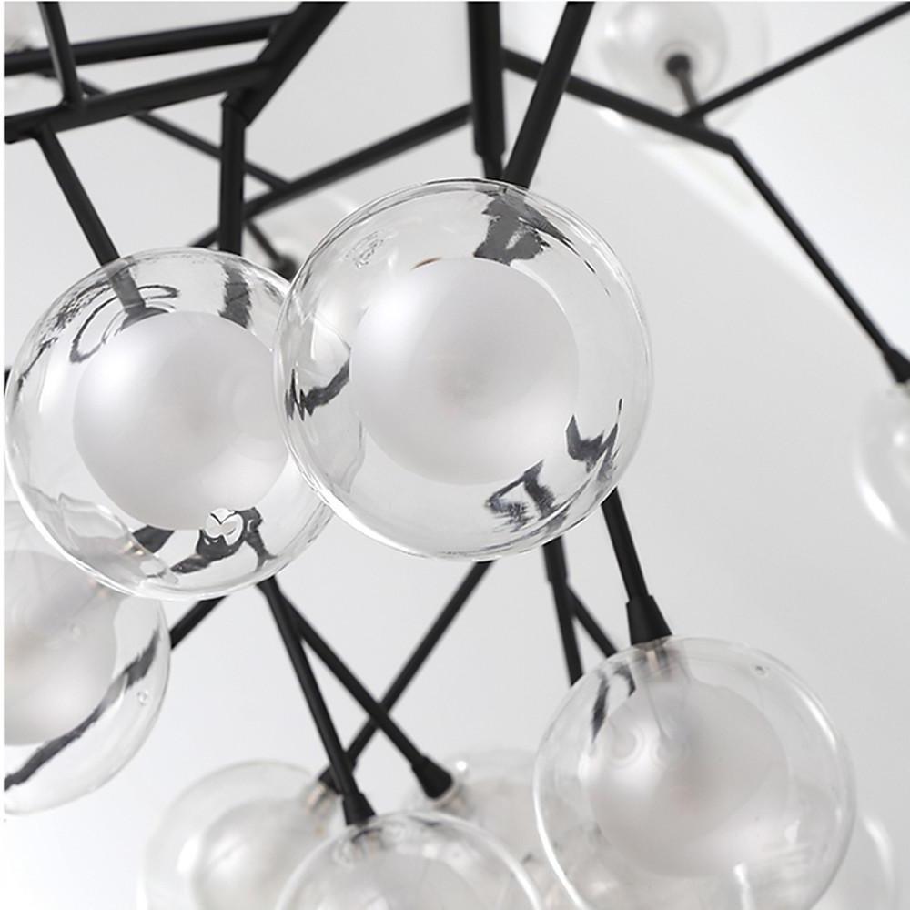 45 Lights Cluster Branches Design Glass LED Modern Chandelier Pendant Lights