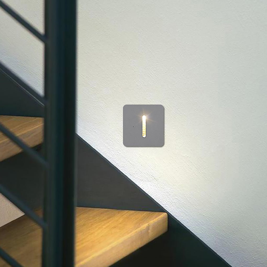 Round Square LED Modern Waterproof Outdoor Step Lights Stairway Sconces