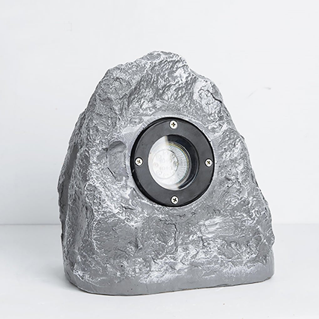 Resin Stone Shaped Warm Light LED Outdoor Light