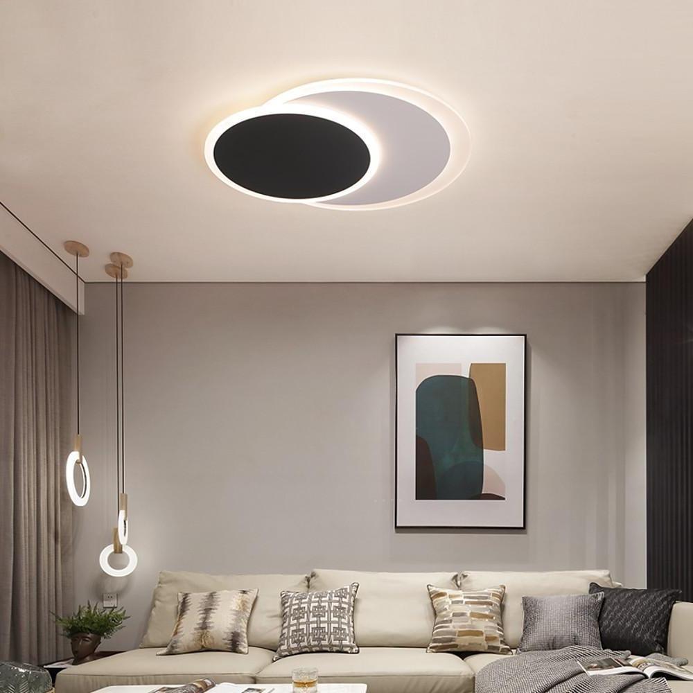 2 Circle Flush Mount Ceiling Light for Living Room LED Baby Kids Lights