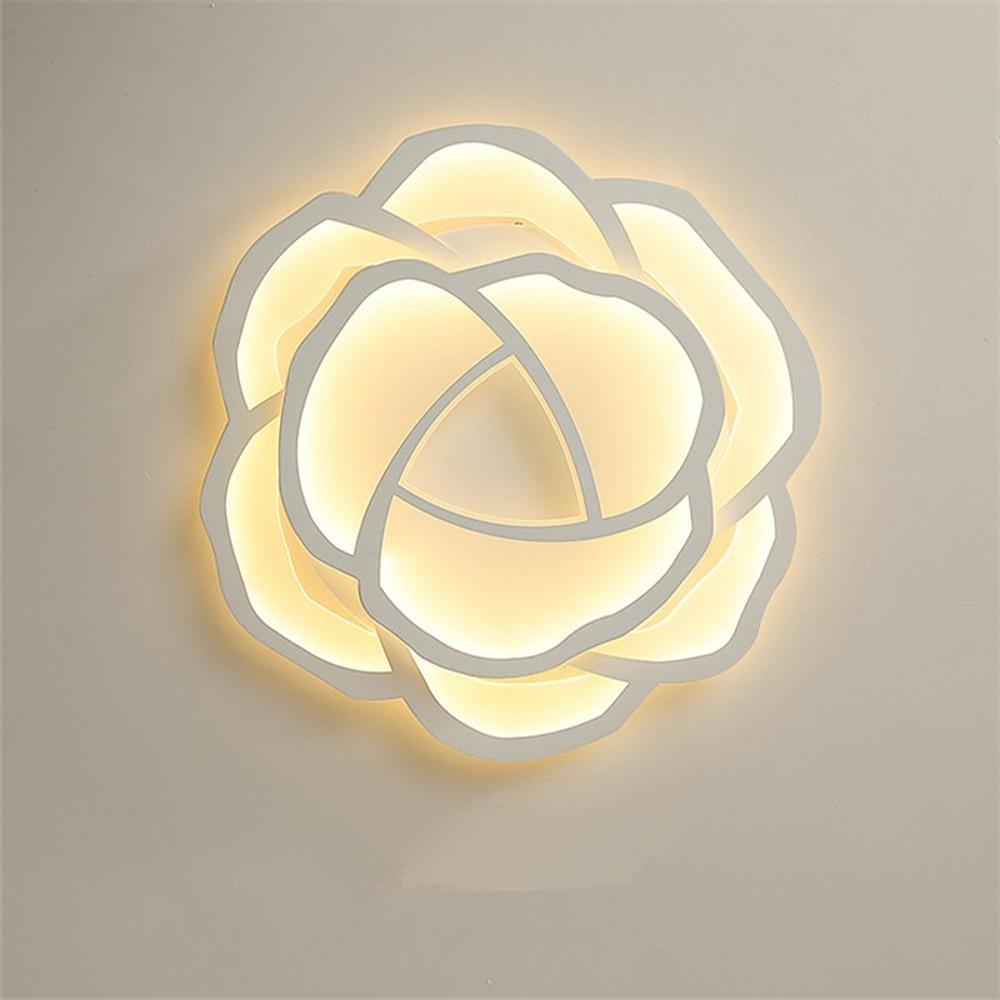 Flower Shapes Dimmable LED Modern Ceiling Lights Flush Mount Lighting