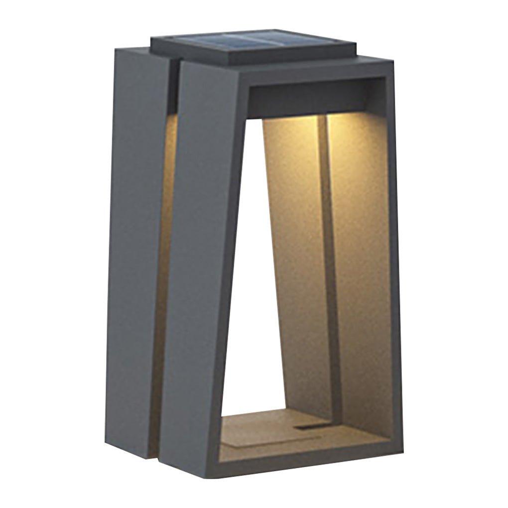 Square Stool LED Waterproof Minimalist Solar Lights Outdoor Lanterns