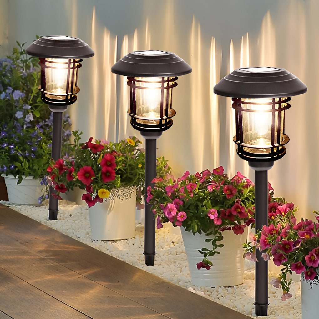 Solar Outdoor Lights Garden Lights LED Post Lights Landscape Lighting Pathway Lights