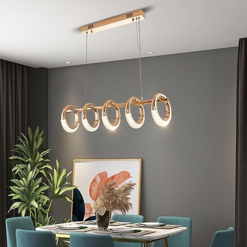 Uniform Ring Pendant Lighting LED Modern Kitchen Dining Room Lighting Ceiling Light