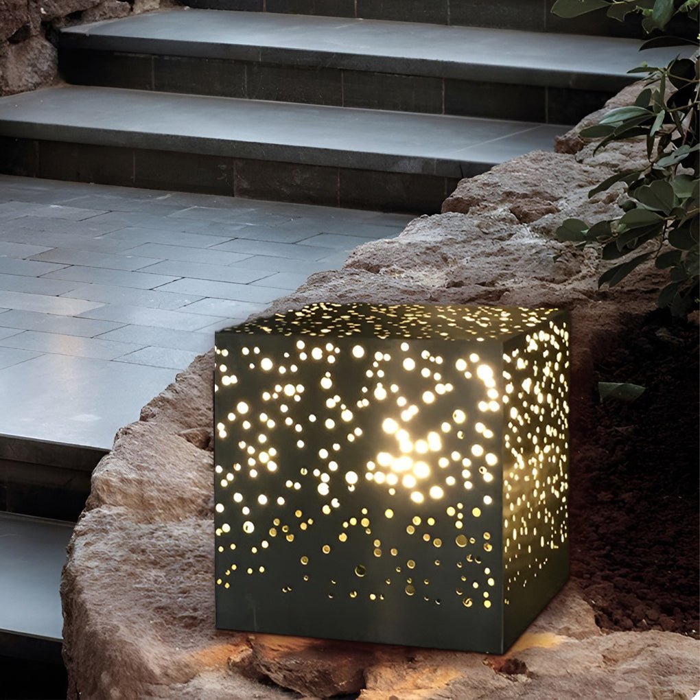 Square LED Outdoor Post Lights Pillar Light Deck Post Lights Garden Lights