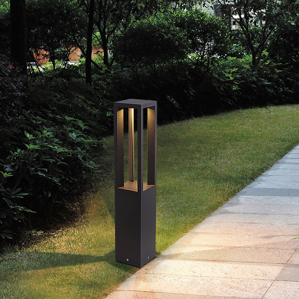 Square Stainless Steel LED Landscape Decorative Lighting Lawn Light for Villa Garden