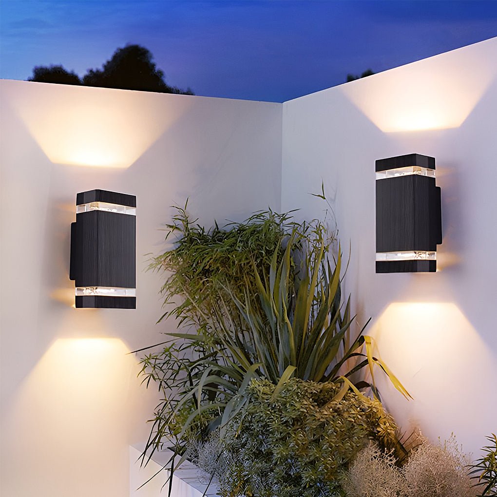 Square Up and Down Lights LED Outdoor Wall Lights Wall Sconce Lighting Wall Lamp