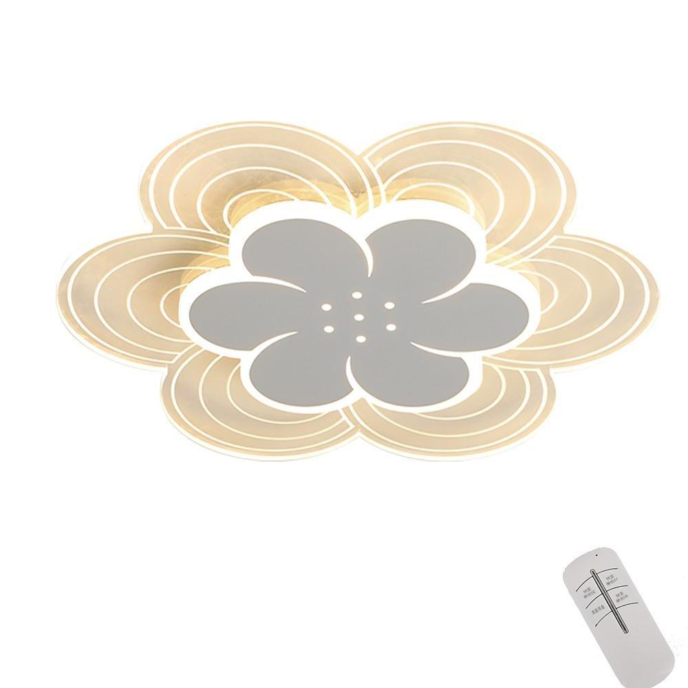 Flower Shapes Dimmable LED White Modern Ceiling Lights Flush Mount Lighting