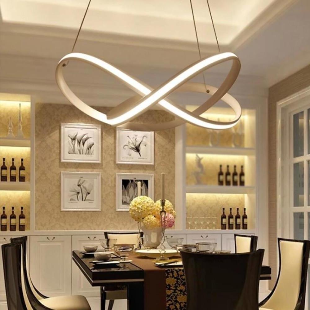 Mobius Ring Pendant 1-light Cluster LED Ceiling Light