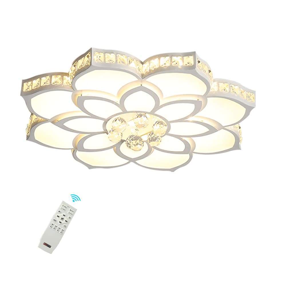 Flower Shaped Dimmable LED Modern Flush Mount Lighting Ceiling Lights