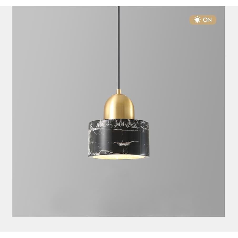 Modern Metal Marble Mini Pendant Lights Classic Artistic Pendant Lighting