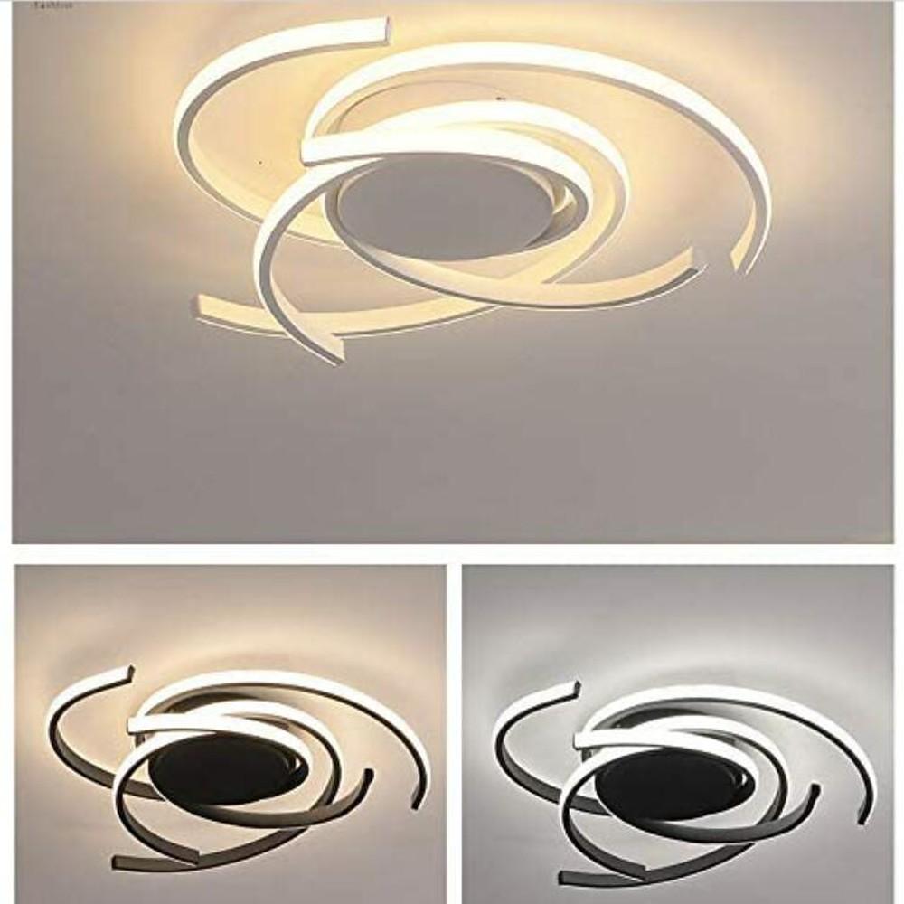 22'' Scattered Semicircle Painted Artistic Aluminum Silica Gel Flush Mount Lights Bedroom Ceiling Lights