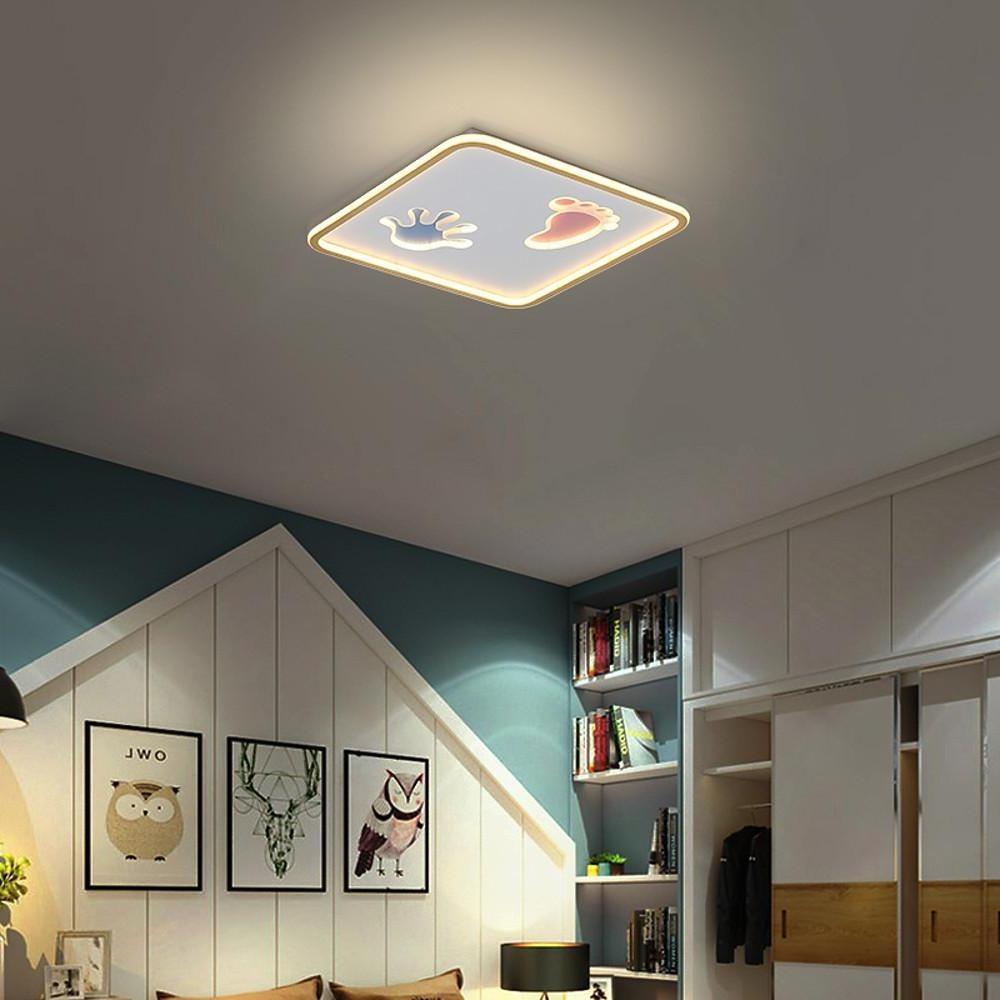 Hand and Foot Print LED Modern Flush Mount Lighting Ceiling Lights Hanging Light