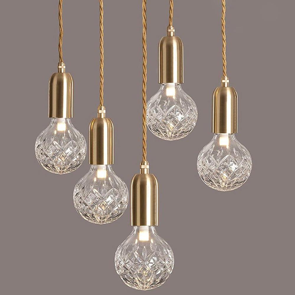 Acrylic Bubble Globe LED Modern Pendant Light Hanging Lamp Island Lights